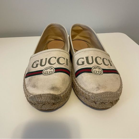 GUCCI LOGO CANVAS ESPADRILLE - Picture 5 of 11